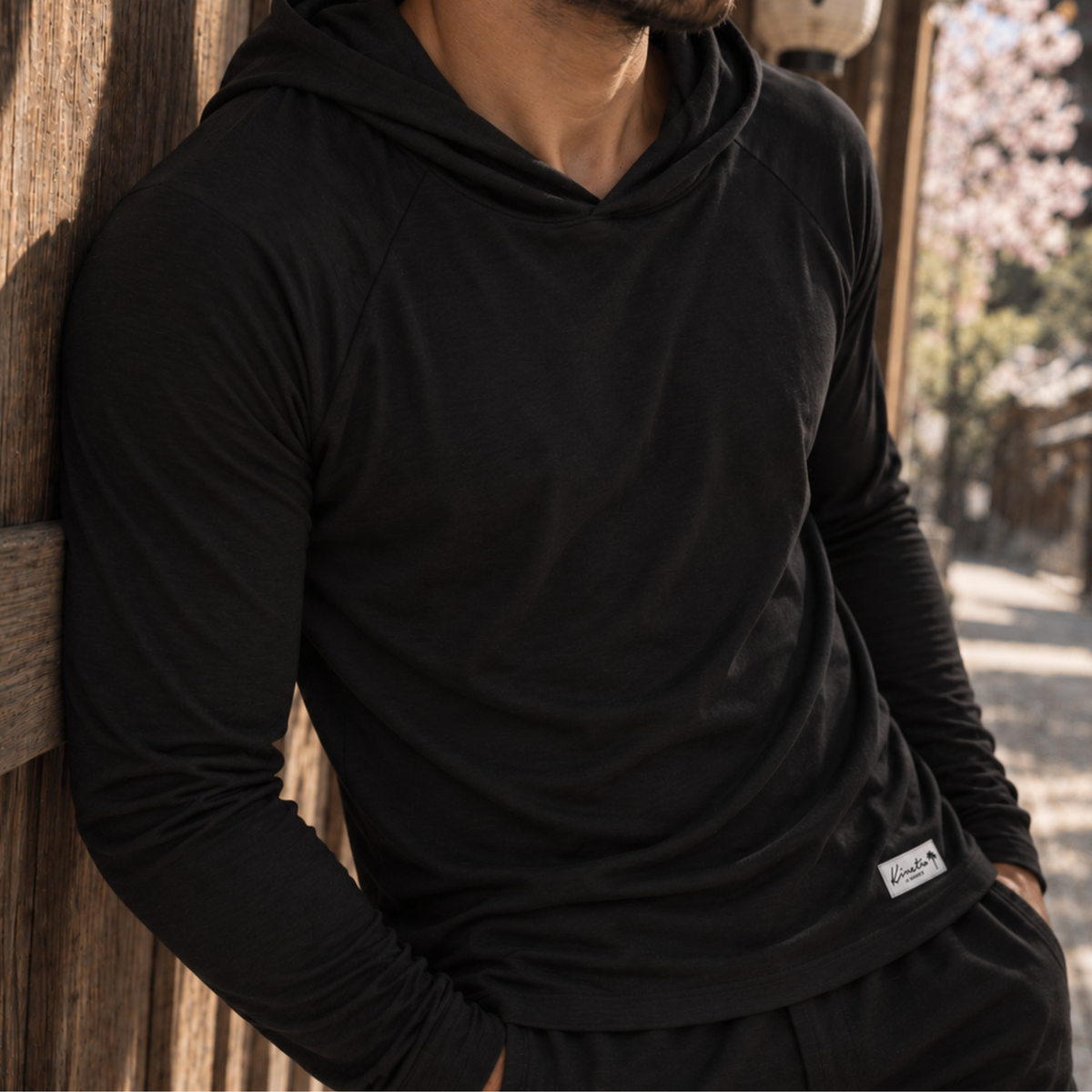4 Corners Classic Hoodie (Raven Black)