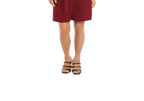 Karen Kane Twist Front Dress Red