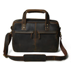 Perkins Buffalo Leather Office Briefcase