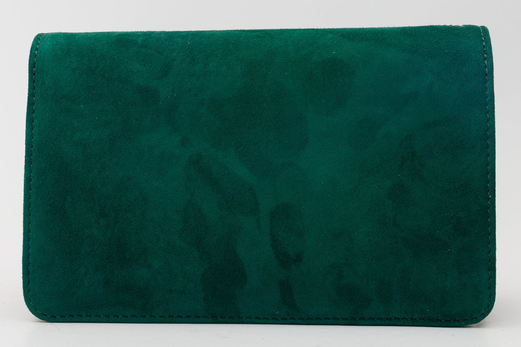 The Palma Green Glitter Leather Handbag