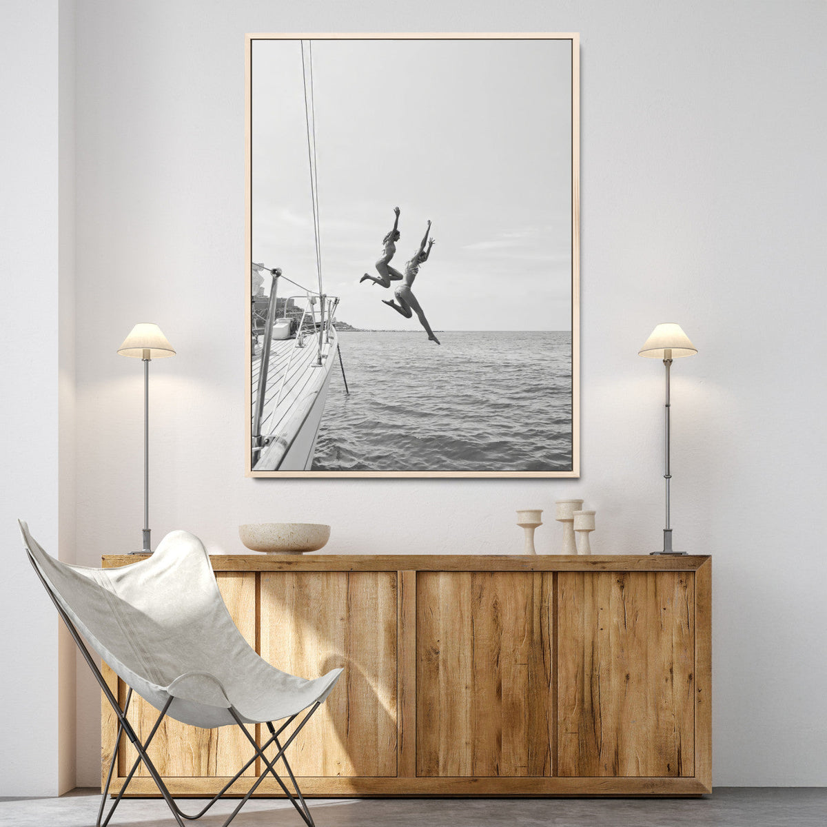 Sailing Wall Art Canvas Print | Ocean Adventure Sailboat