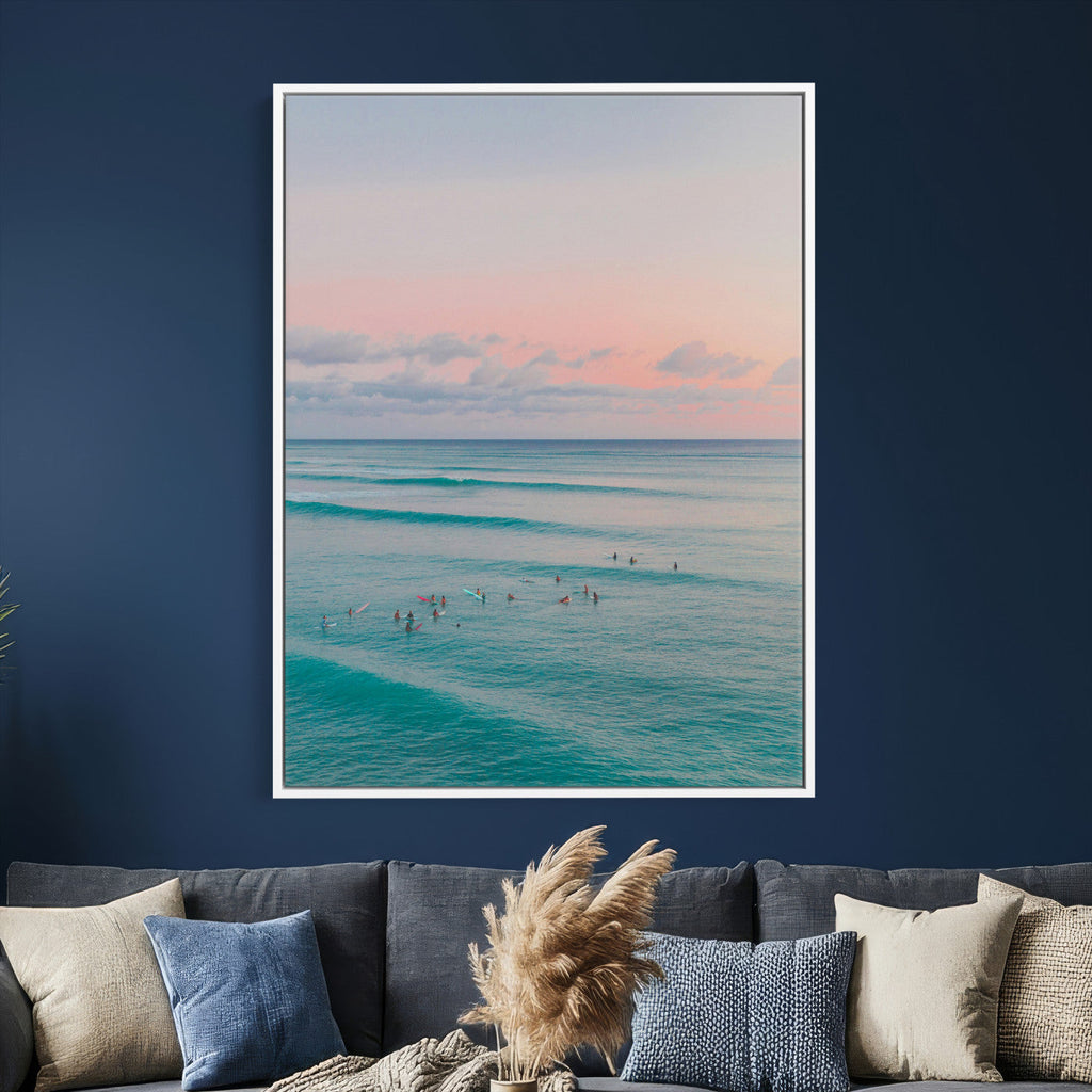 Beach Wall Art Canvas Print | Soft Coastal Photography