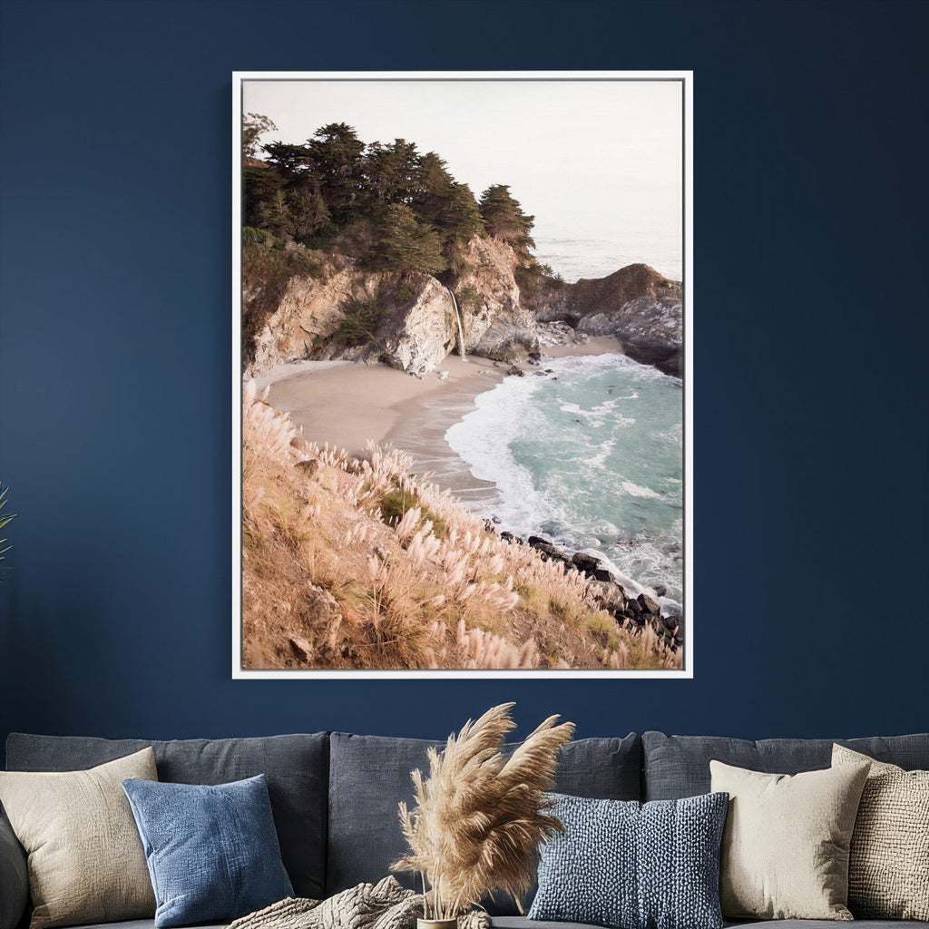 McWay Falls Canvas Wall Art, Big Sur California Photography