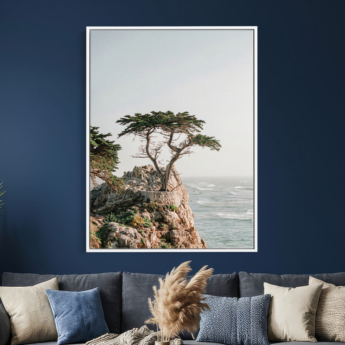 Lone Cypress Canvas Wall Art, Pebble Beach California