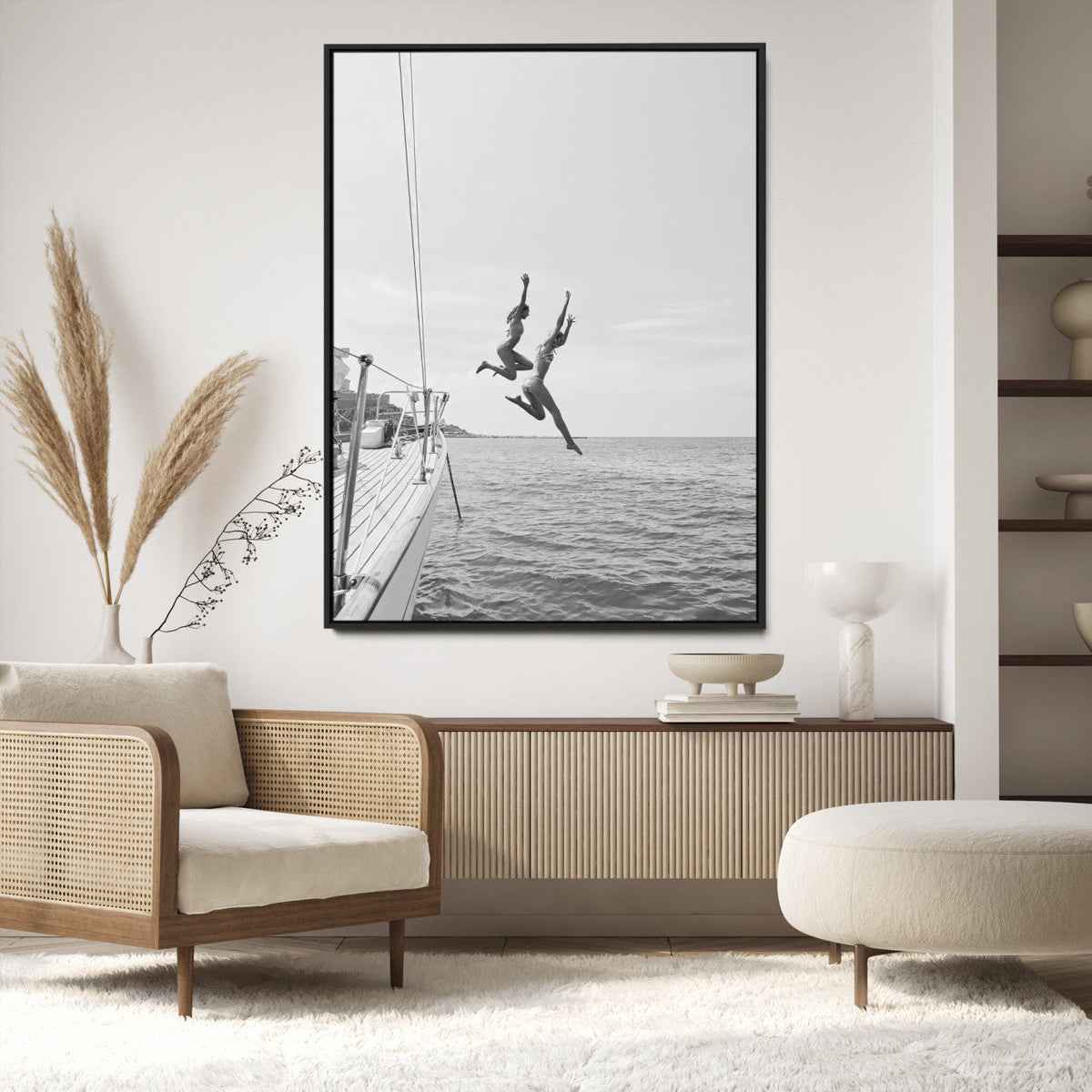 Sailing Wall Art Canvas Print | Ocean Adventure Sailboat