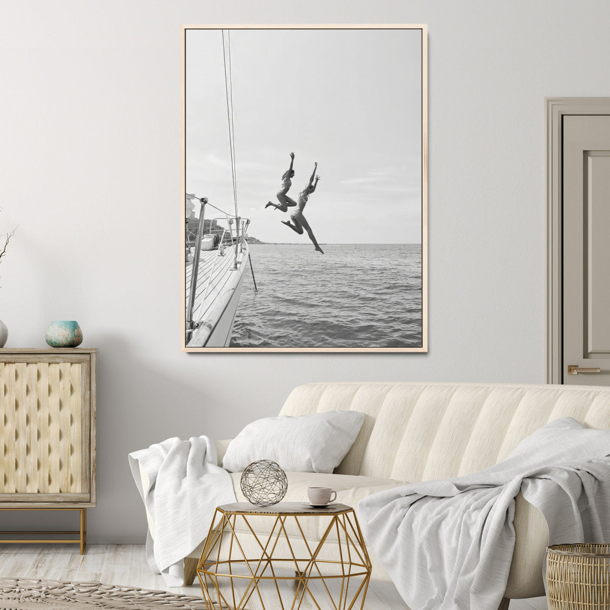 Sailing Wall Art Canvas Print | Ocean Adventure Sailboat