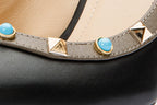 The Tikapur Black Leather Pump Women Shoe Final Sale!