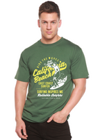 Ride The Waves Spun Bamboo® Men's Bamboo Viscose/Organic Cotton Short Sleeve Graphic T-Shirt