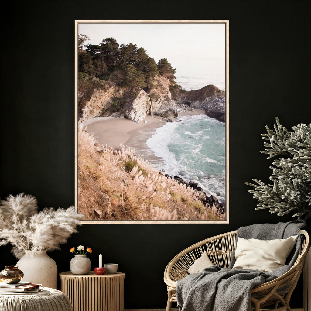 McWay Falls Canvas Wall Art, Big Sur California Photography