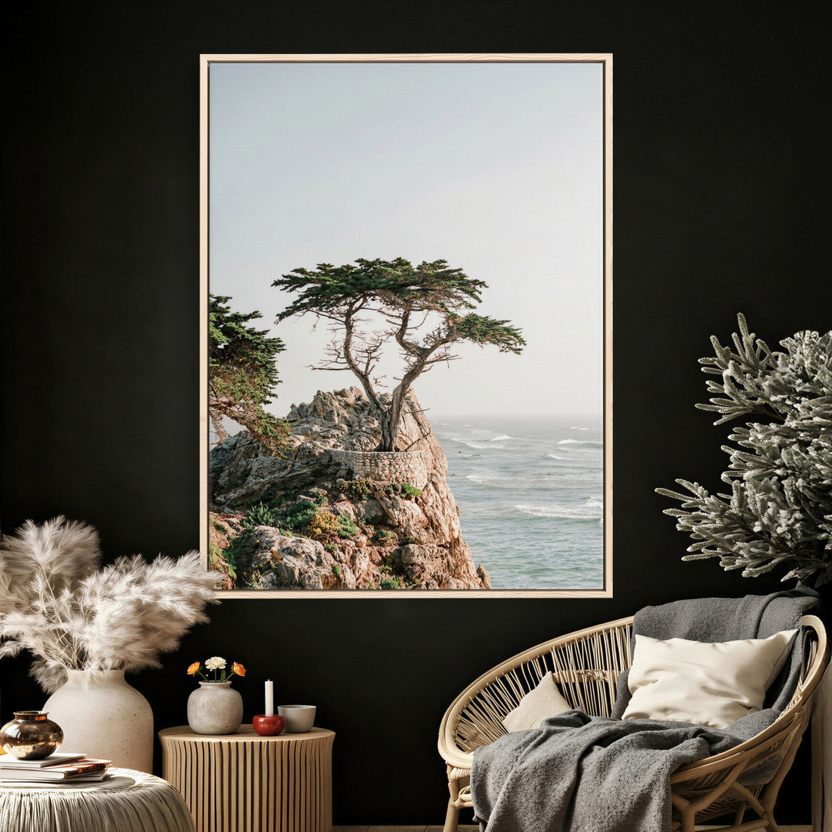 Lone Cypress Canvas Wall Art, Pebble Beach California