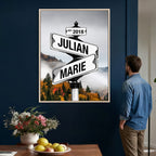 Personalized Street Sign Art Canvas Print