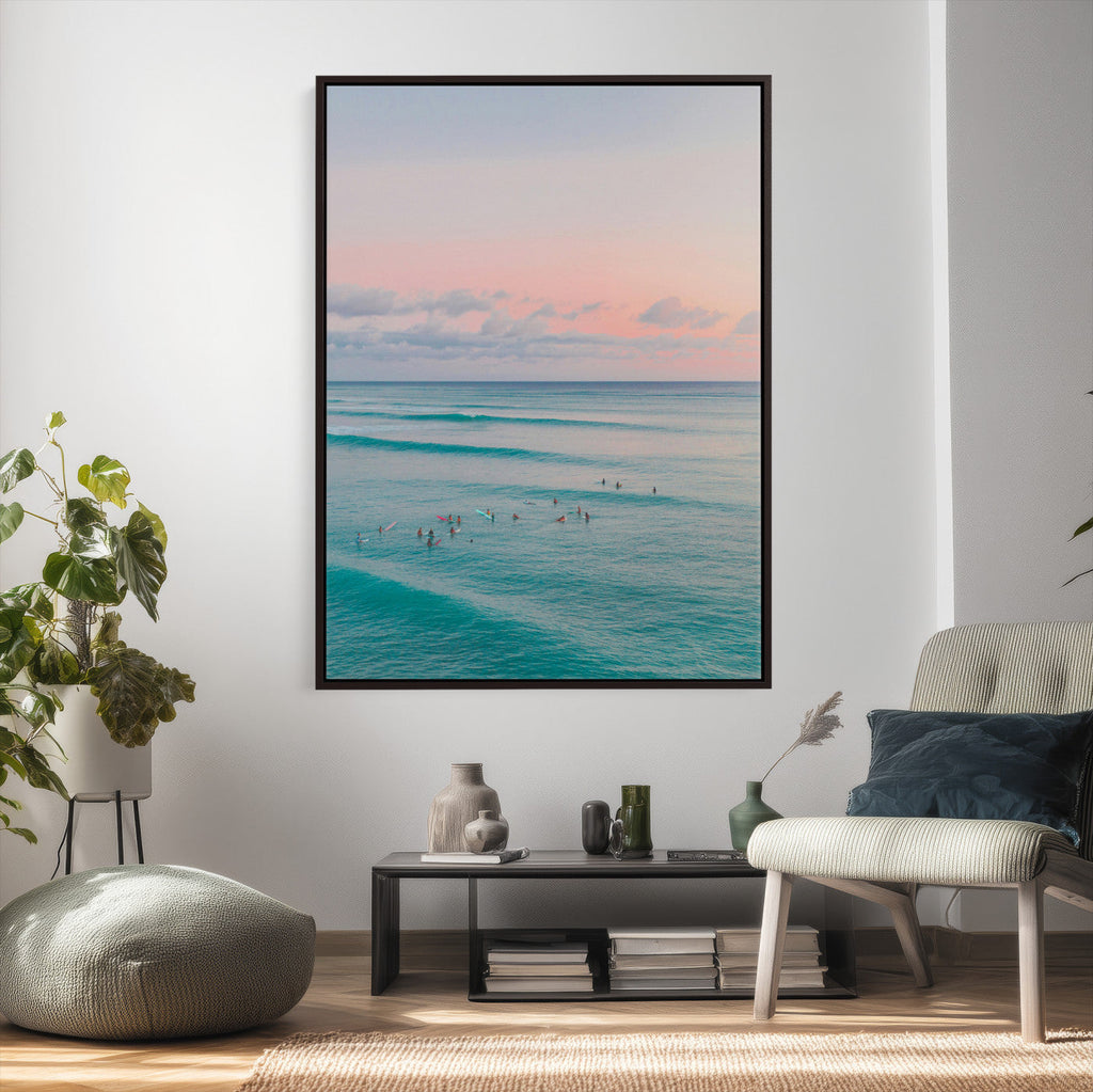 Beach Wall Art Canvas Print | Soft Coastal Photography