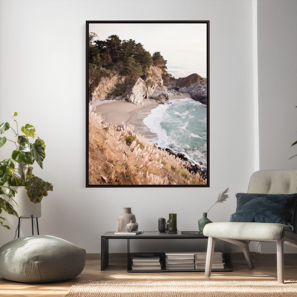 McWay Falls Canvas Wall Art, Big Sur California Photography
