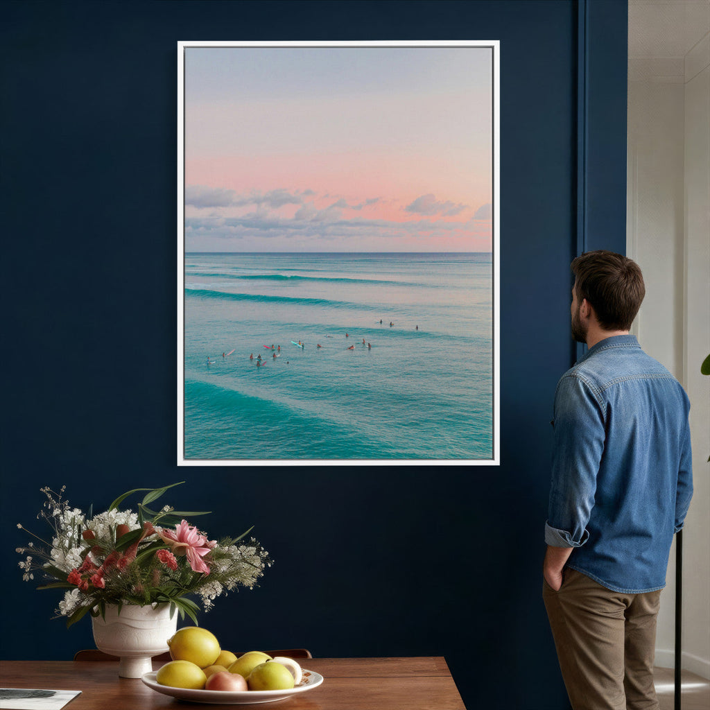 Beach Wall Art Canvas Print | Soft Coastal Photography