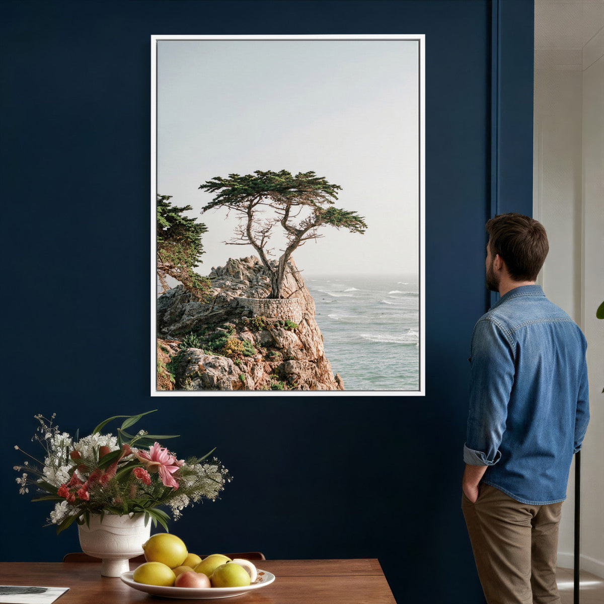 Lone Cypress Canvas Wall Art, Pebble Beach California
