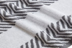 Kathy Ireland 6 Piece Chevron Jacquard Towel Set with Lets Dry