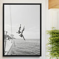 Sailing Wall Art Canvas Print | Ocean Adventure Sailboat