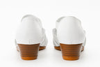 The Atina White Leather Sandal Final Sale!
