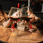 3D Stemmed Gnome Wine Glasses