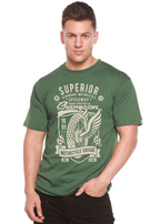Superior Motorcycle Spun Bamboo® Men's Bamboo Viscose/Organic Cotton Short Sleeve Graphic T-Shirt