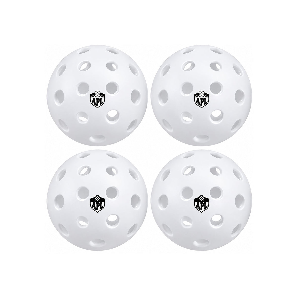 APL Pro AeroLite Pickleballs 4 Pack