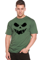 Halloween Boo Men's Bamboo Viscose/Organic Cotton Short Sleeve Graphic T-Shirt