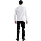 Mens White Pullover Turtleneck Sweater