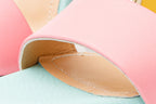 The Niger Multicolor Block Heel Leather Women Sandal