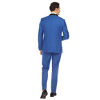 Men's Royal Blue Shawl Lapel Tuxedo – Slim Fit 2 Piece Suit | Ferrecci Reno