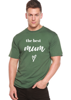 The Best Mum Unisex Bamboo Viscose/Organic Cotton Short Sleeve Graphic T-Shirt