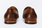 The Mclean Shoe Tan Woven Tassel Loafer Men  Shoe