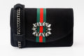 The Afega Black Suede Leather Handbag