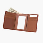 Bison Tri-Fold Peanut Wallet