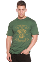 Born To Ride Men's Bamboo Viscose/Organic Cotton Short Sleeve Graphic T-Shirt