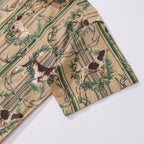 Hawaiian Shirt For Men Sleuth Hound Button-down Shirt Short Sleeve 100% Cotton Shirt