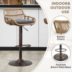 Modern Swivel Bar Stools Adjustable Counter Chairs