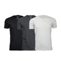 Ultra Soft Sueded Crew-Neck // Black + Heavy Metal + White // Pack of 3