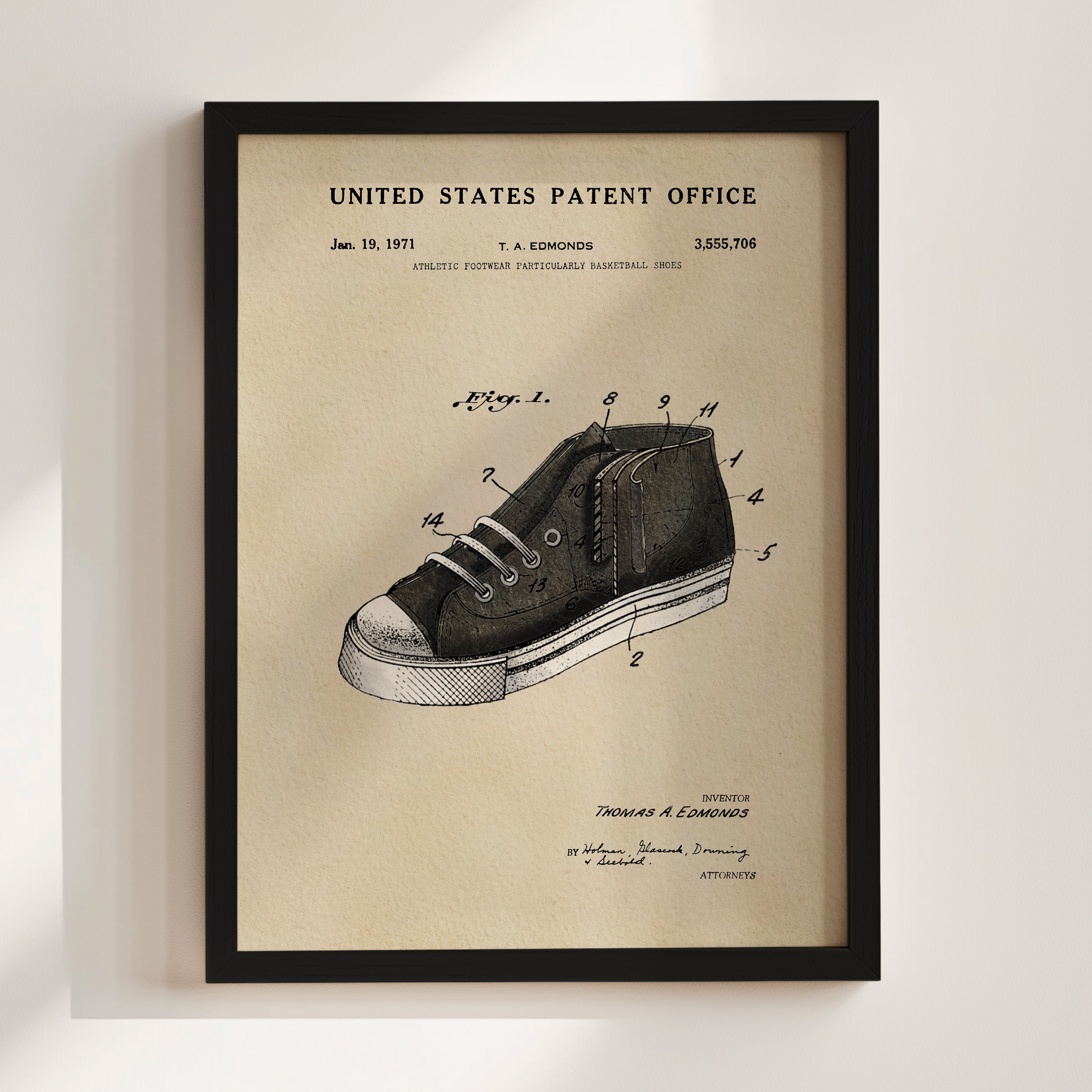 Retro Basketball Shoe (1968)