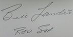 Bill Landis 1967 Boston Red Sox Signed 3x5 Index Card with 5x7  Photo 158532