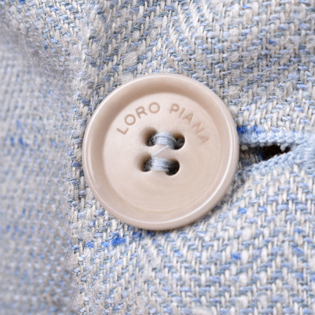 Loro Piana // Javier Blazer // Light Gray + Blue