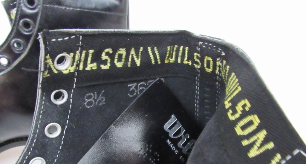 Pair of Vintage Wilson Riteweight Black Football Cleats Size 8.5  NIB 182901