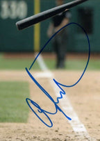 Odubel Herrera  Phillies Swing w/Ball in Air Signed  8x10 Photo JSA 136626