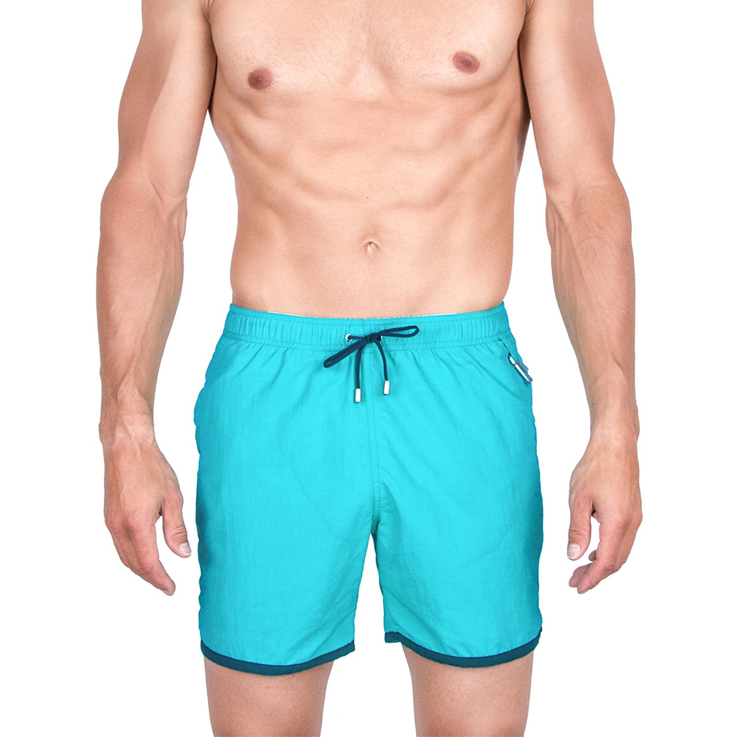 Leonardo Swim Trunks // Turquoise