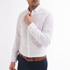 Emilio Button-Up Shirt // White