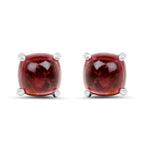 2.60 Carat Genuine Pink Topaz .925 Sterling Silver Earrings
