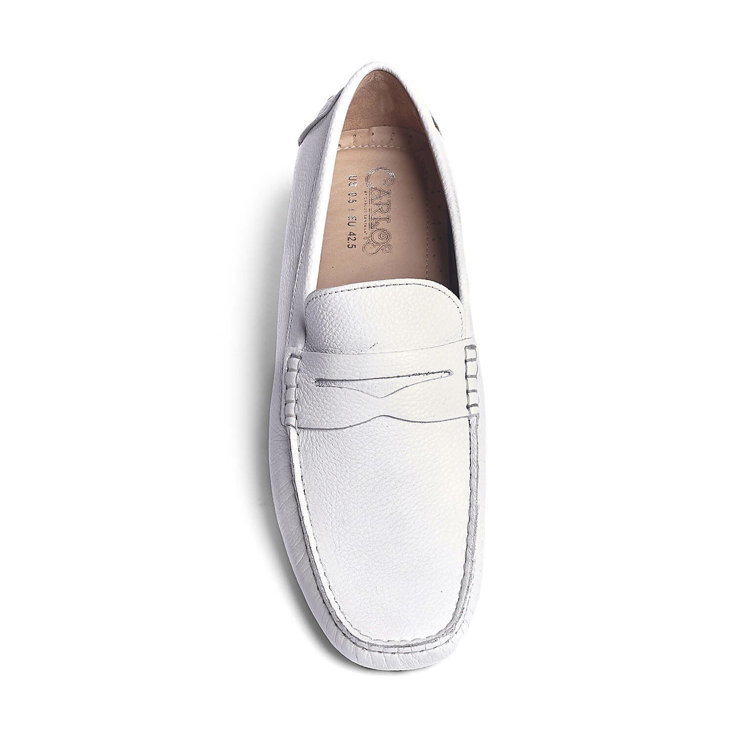 Ritchie Leather Driver // White
