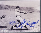 Foytack Fischer Stallard Signed 8x10 Photo Maris HR Pitchers 1, 60, 61  PSA/DNA6