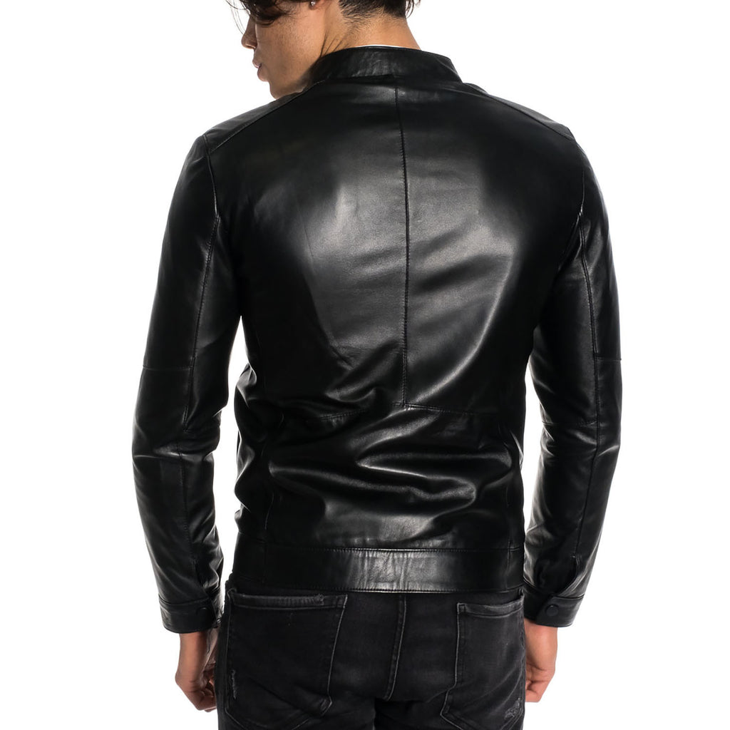 Jared Leather Jacket // Black