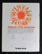 01/1/1973 Orange Bowl Notre Dame vs. Nebraska Program 185832