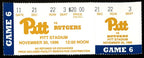 November 30, 1996 Pitt vs. Rutgers College Football Game Full Ticket